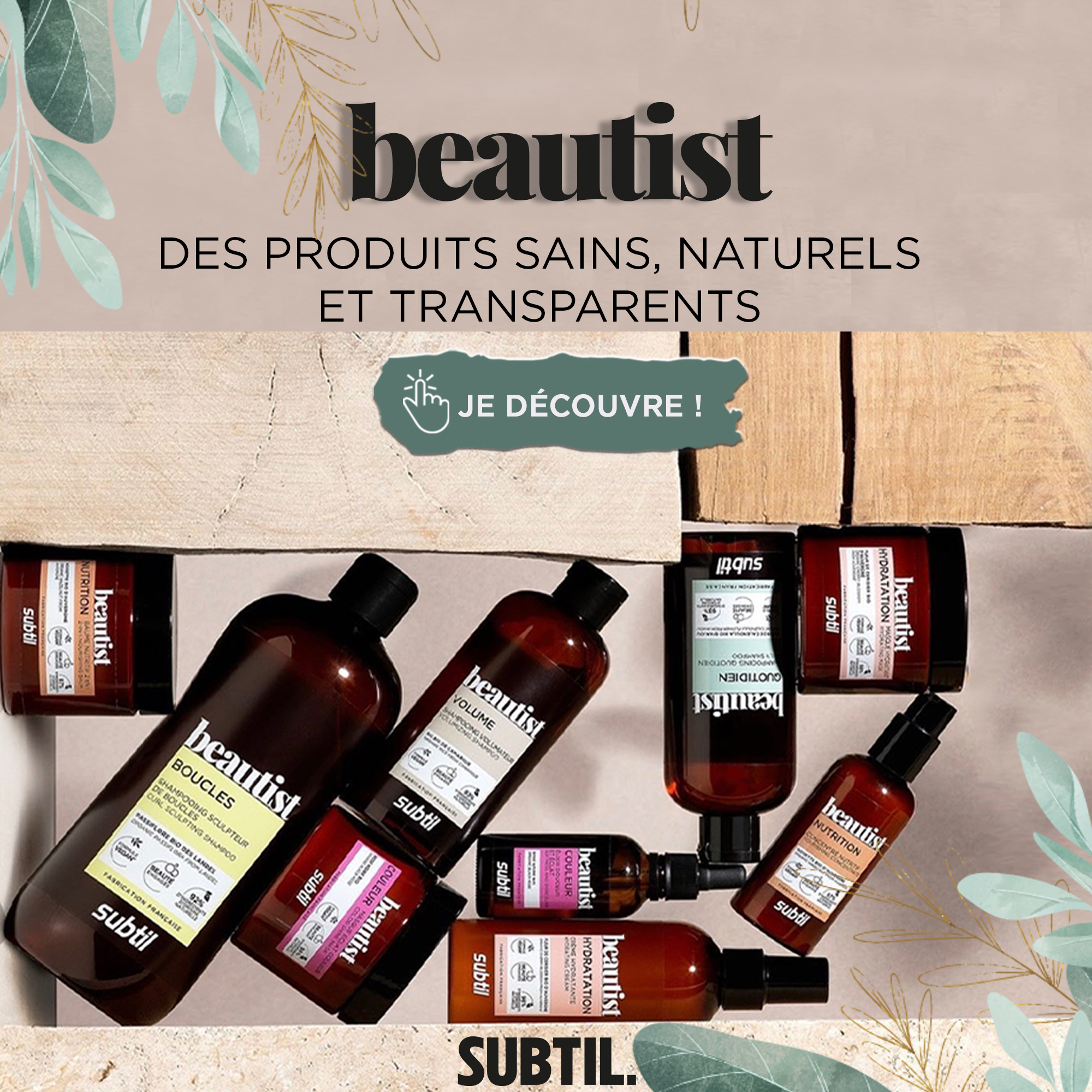Découvrez la nouvelle gamme de soins pour cheveux à base de produits végans, sains, naturels et transparents